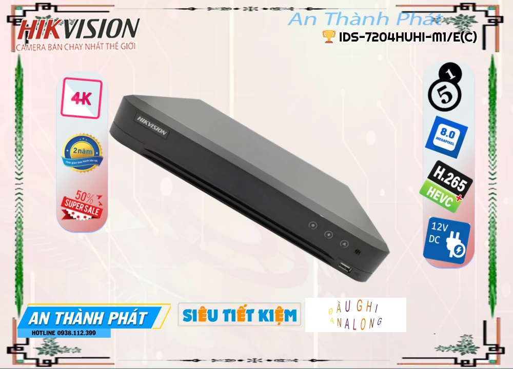 Đầu Ghi Hikvision iDS-7204HUHI-M1/E(C),Thông số iDS-7204HUHI-M1/E(C),iDS-7204HUHI-M1/E(C) giá mới nhất,iDS-7204HUHI-M1/E(C) HD Anlog  Bán Sỉ,iDS 7204HUHI M1/E(C),iDS-7204HUHI-M1/E(C) chiết khấu cao,Giá Bán iDS-7204HUHI-M1/E(C),iDS-7204HUHI-M1/E(C) Chính hãng,Bán rẻ iDS-7204HUHI-M1/E(C),Giá iDS-7204HUHI-M1/E(C),thông số iDS-7204HUHI-M1/E(C),iDS-7204HUHI-M1/E(C) Chất lượng nhất,iDS-7204HUHI-M1/E(C) Chiết khấu cao,iDS-7204HUHI-M1/E(C) Giá Hấp Dẫn