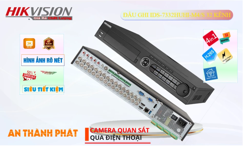 Đầu Thu iDS-7332HUHI-M4/S  Hikvision
