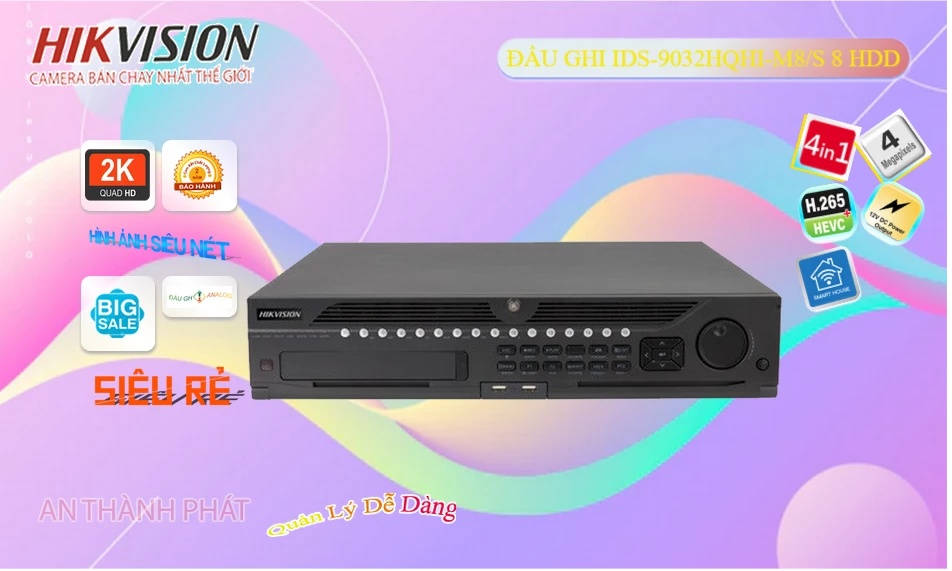 Đầu Thu  Hikvision iDS-9032HQHI-M8/S