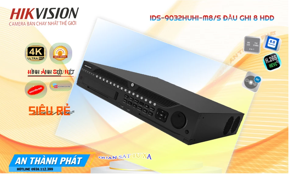 Đầu ghi Hikvision iDS-9032HUHI-M8/S Chất Lượng ❇ Đầu ghi Hikvision iDS-9032HUHI-M8/S Chất Lượng ❇