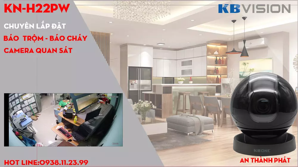 Lắp Camera Wifi KBONE KN-H22PW